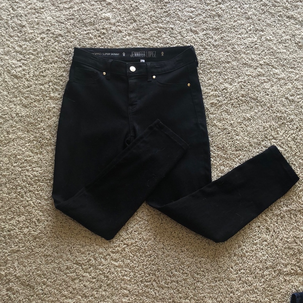 Jennifer Lopez cropped skinny jeans 6